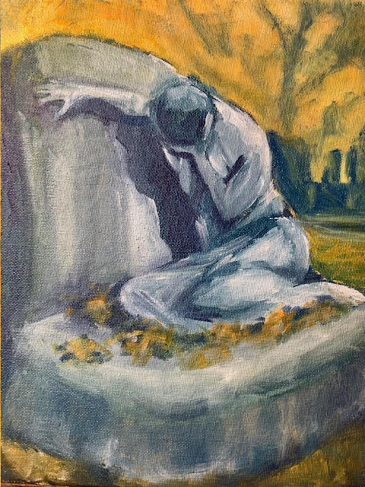 Deborah Popely – Bin #3: Weeping Angel at Graceland Cemetery