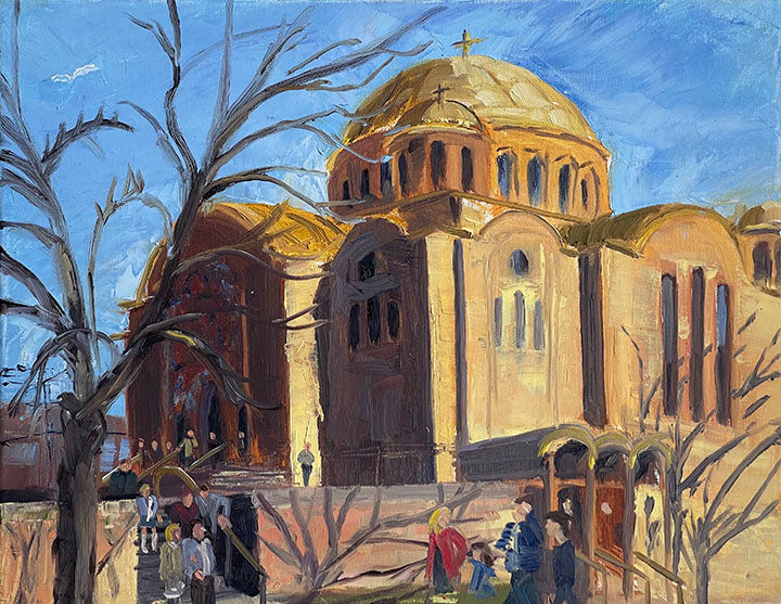 Virginia Ferrante-Iqbal – After Mass, Ukrainian Church in West Town