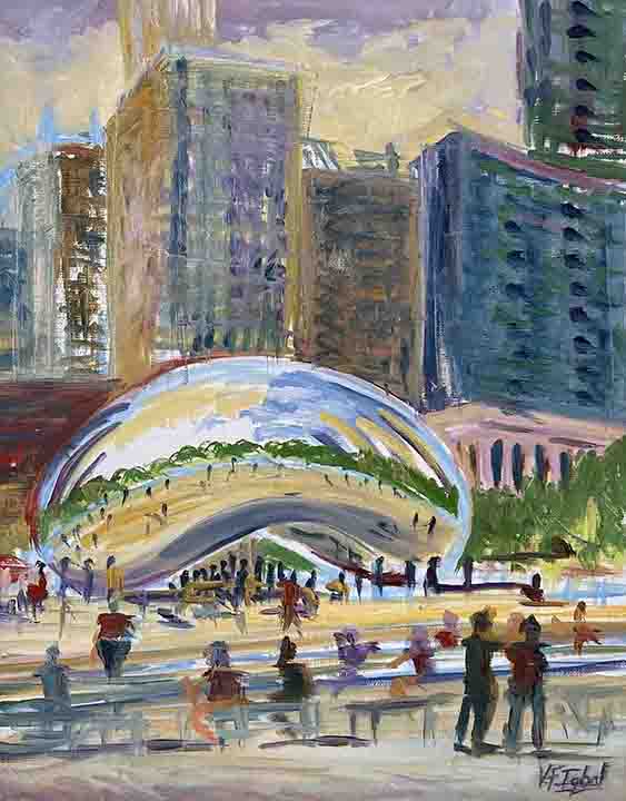 Virginia Ferrante-Iqbal – Millennium Park Reflections