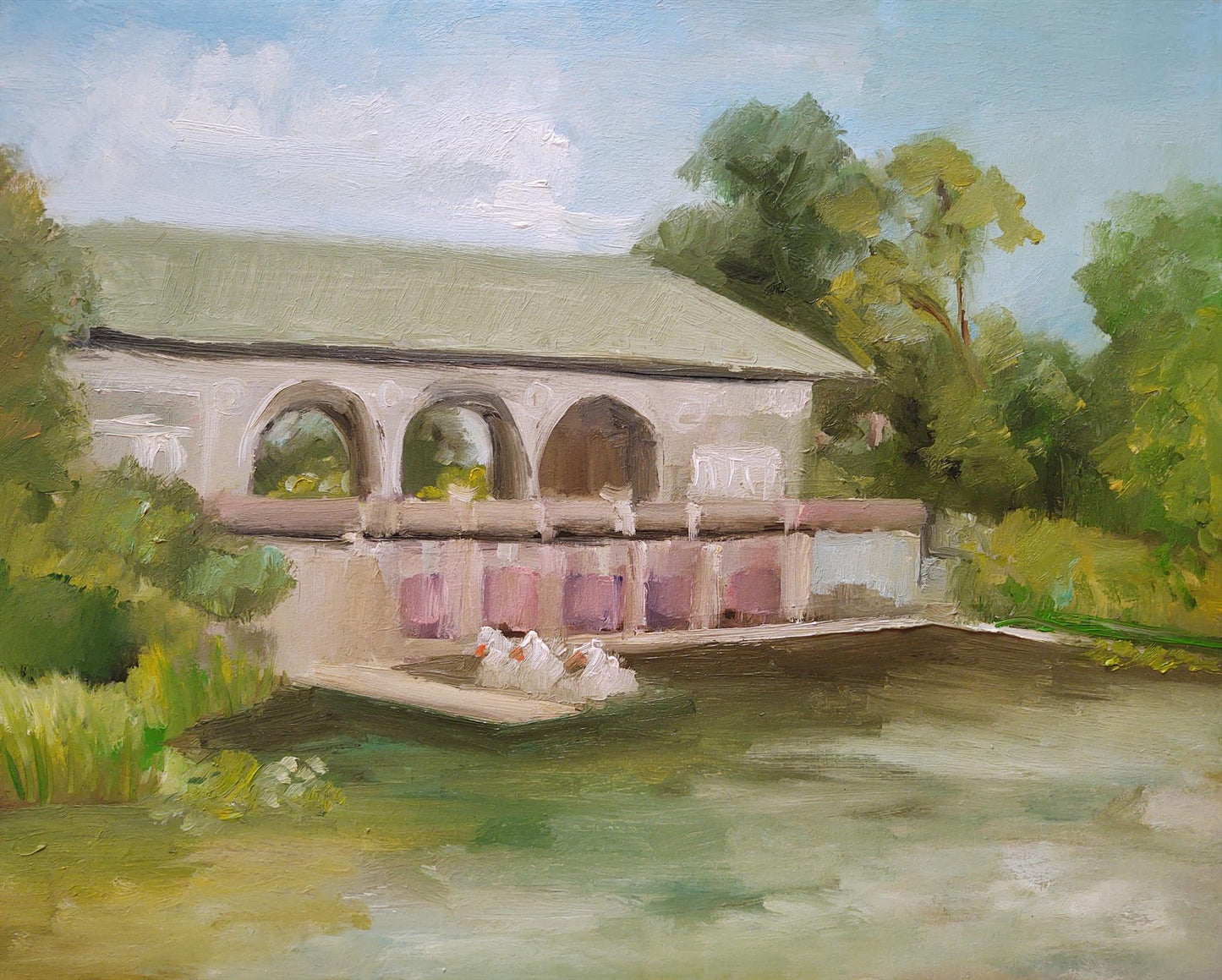 Fabiola Roquena — Humboldt Park Lagoon and Boathouse