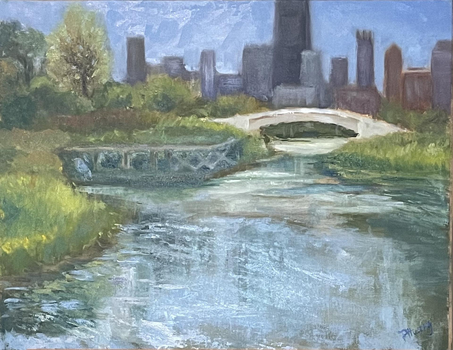 Priscilla Huang — Lincoln Park on a Cloudy Day