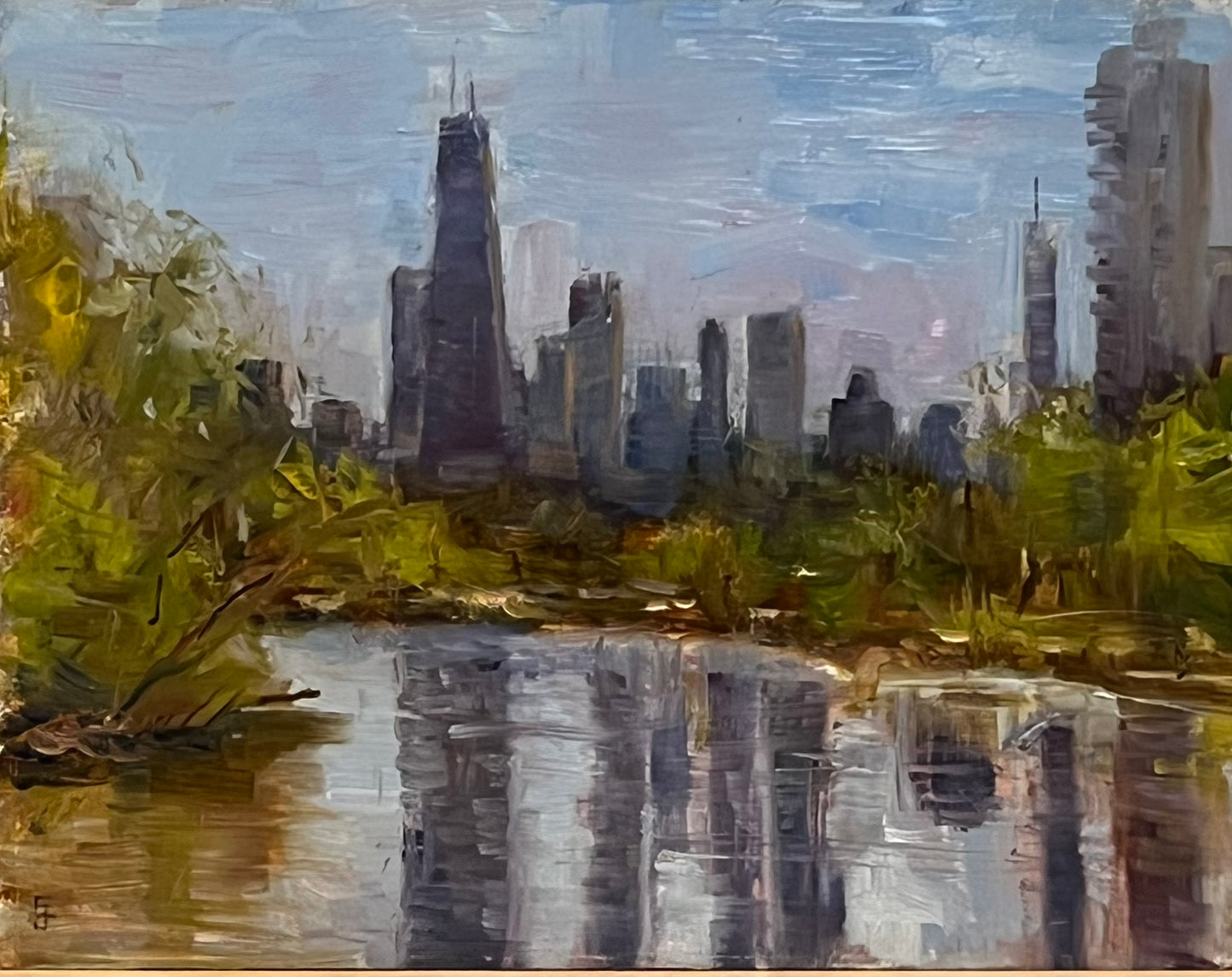 Errol Jacobson - Chicago Skyline Reflections