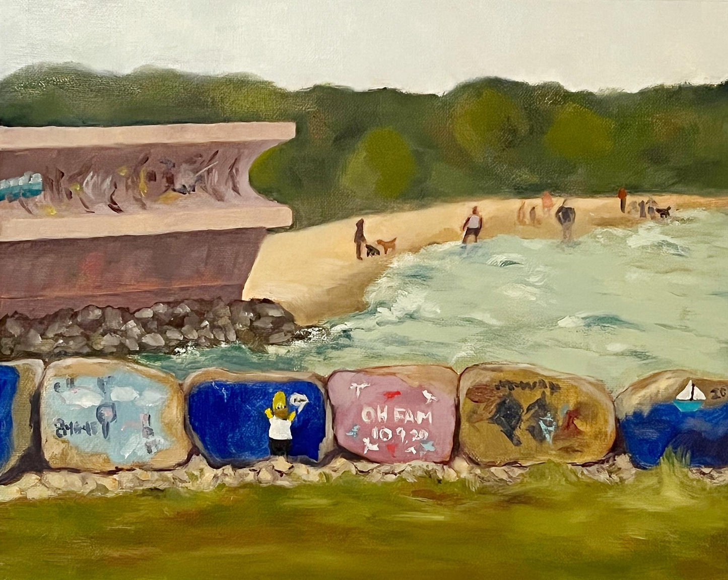 Julie Porter – On the Rocks in Evanston