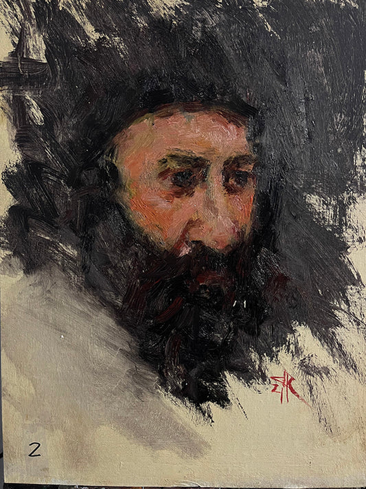 Jose Zendejas – Zorn Palette, Portrait of a Man