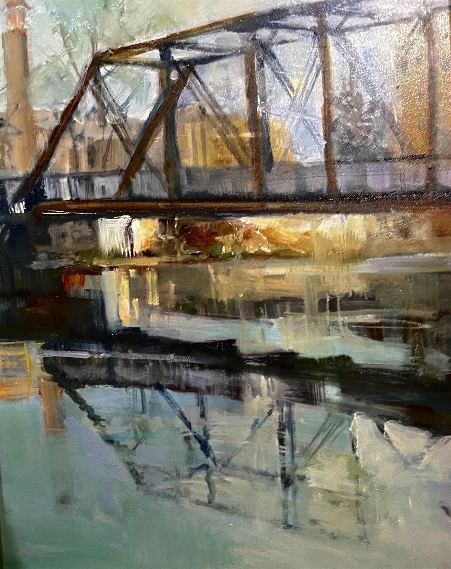 Cynthia Dybsky - Chicago River Bridge