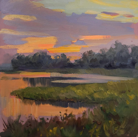 Anna Cherkashina – Bin 2: Sunset over Buffalo Creek