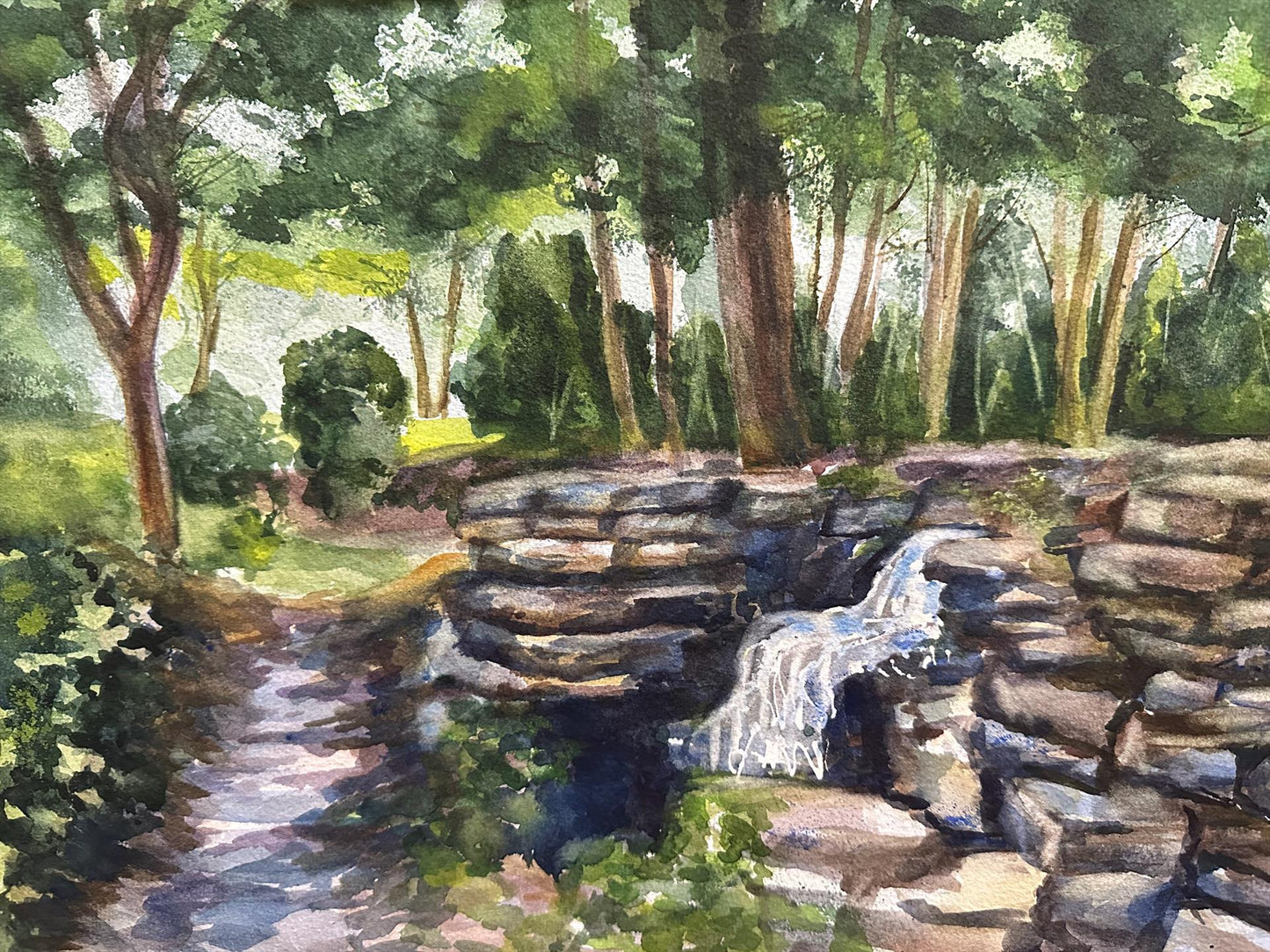 Deborah Paige-Jackson – Little Waterfall at Evanston Beach