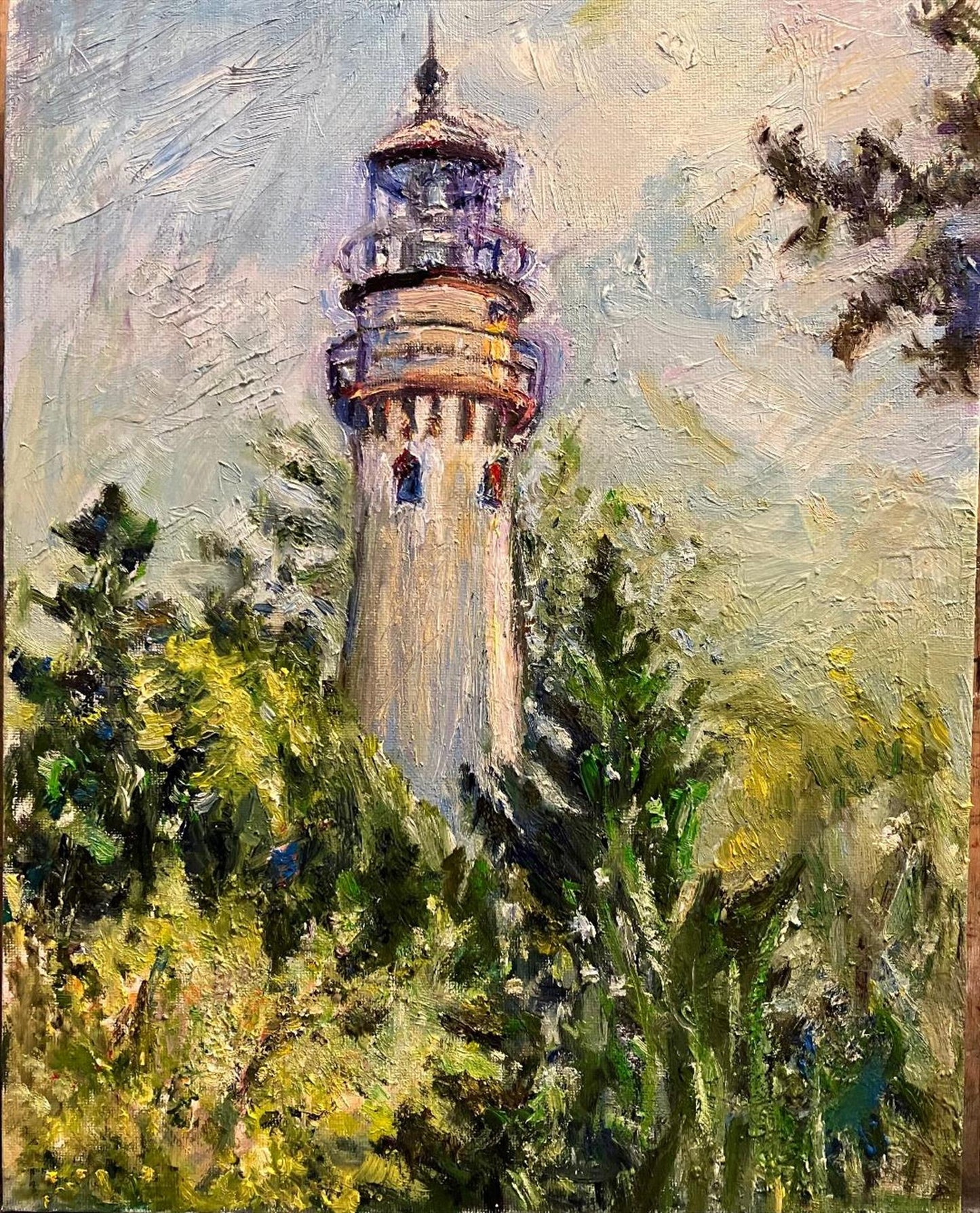 Evanston Light House by Yelena Patskevich