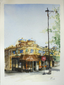 Maria Delton — Blue Tiles on Clark Street
