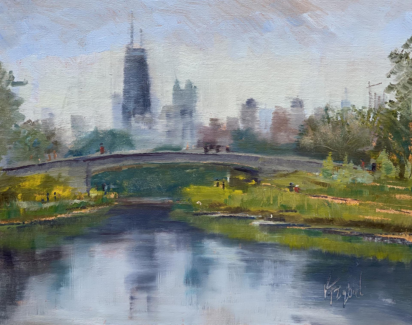 Virginia Ferrante-Iqbal — Chicago Skyline