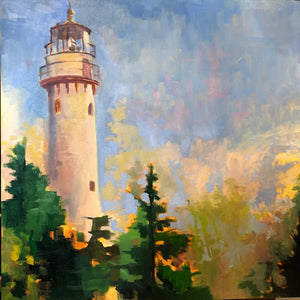Mark Cleveland — Evanston Lighthouse - Fall Color
