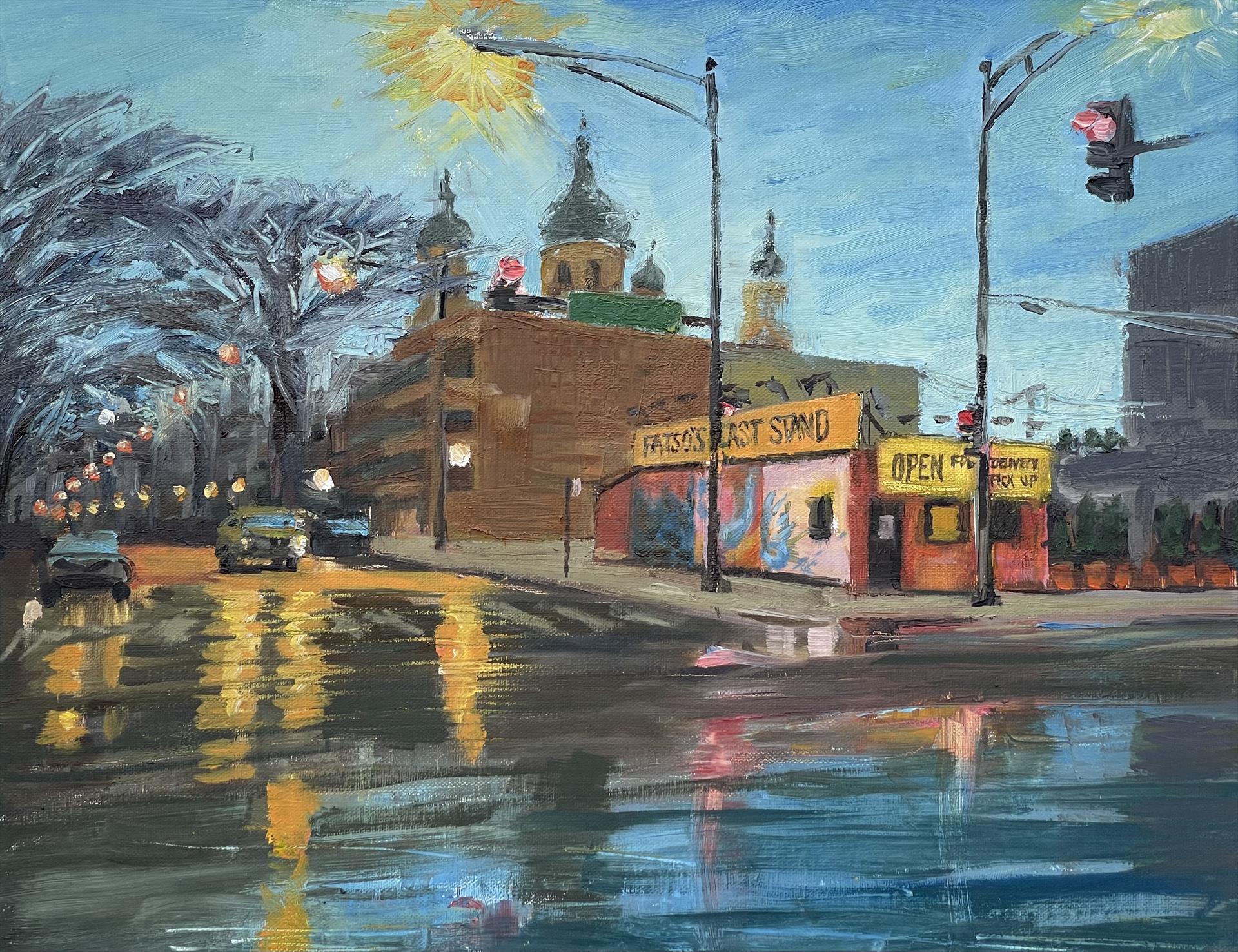 Virginia Ferrante-Iqbal — Fatso's Last Stand, Chicago Ave in West Town