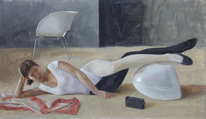 Andrew S. Conklin - Katherine Reclining with iMac