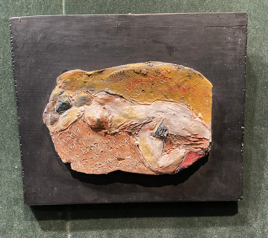Claire Berger - Relief Figure with Poetry