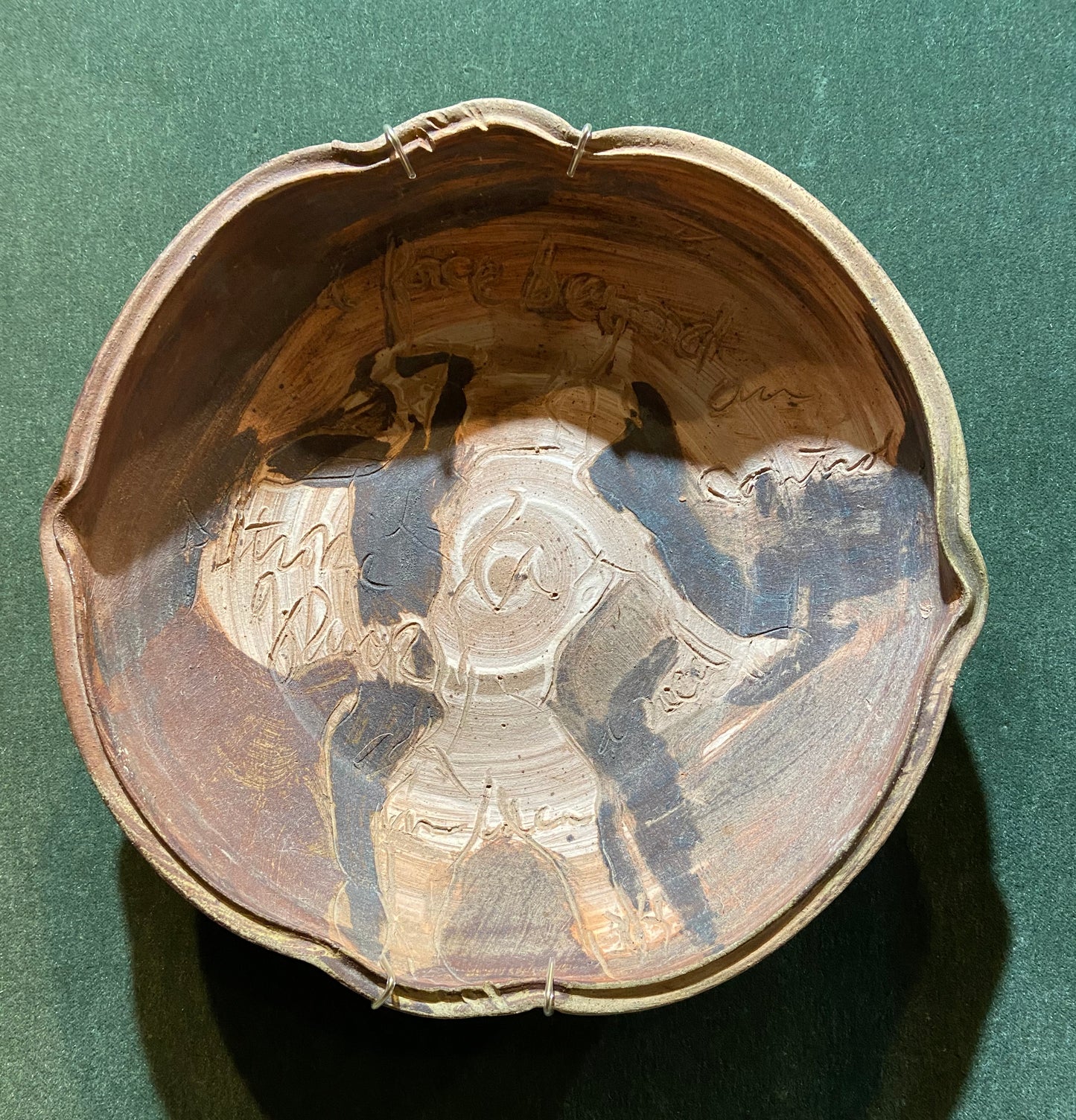 Claire Berger - Wood Fired Dish with Figures