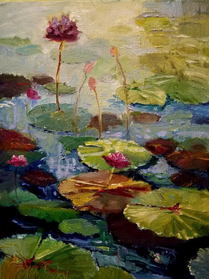 Cynthia Dybsky - Chicago Botanical Garden Lily Pond