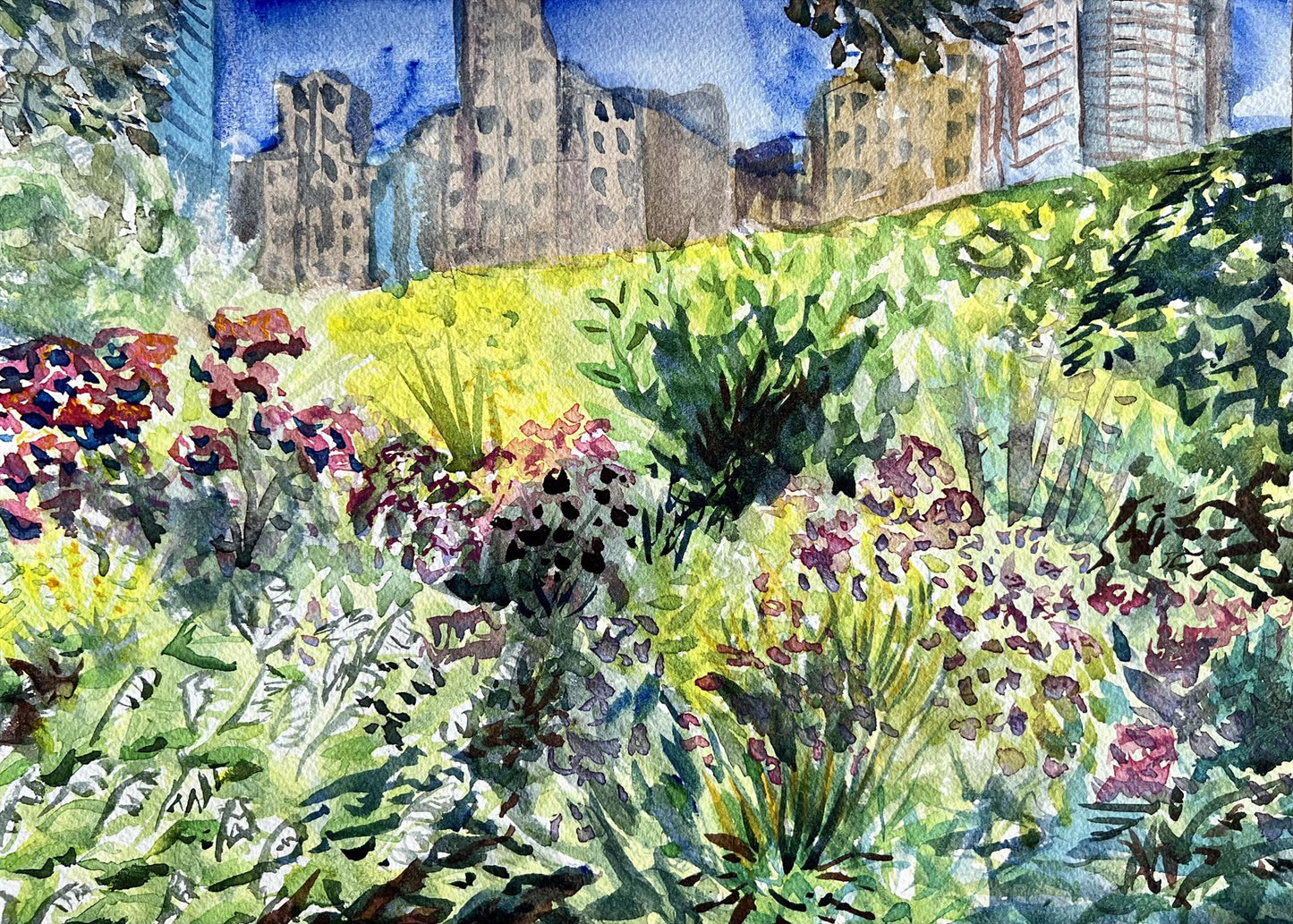Katharine Houpt – Burst at Lurie Garden