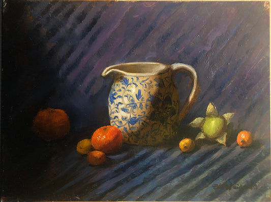 Stephanie Weidner – Delft Pitcher and Fruit