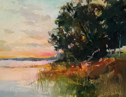 Cynthia Dybsky - Dusk in Beaufort, SC