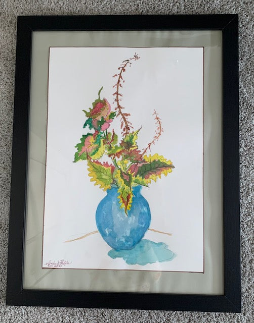 Sondra Pfeffer - Flowers in Blue Vase