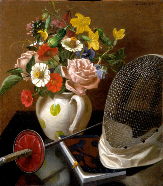 Helen Oh - Still Life with Fencing Mask