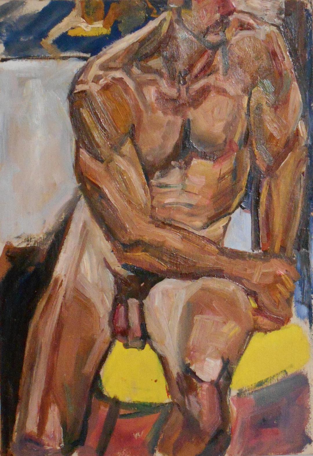 Misha Livshultz -Male Nude Study