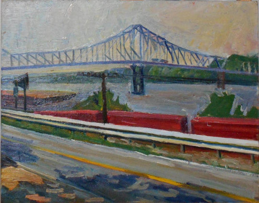 Misha Livshultz - Mississippi River, View from "Polisades State Park"