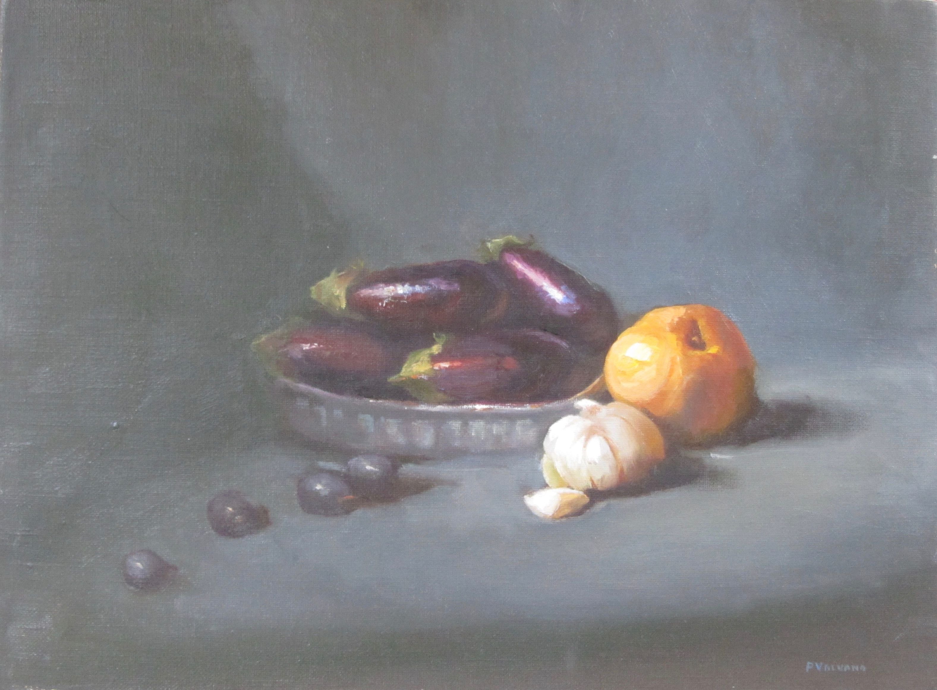 Pamela V. Gibson - Still Life with Eggplant