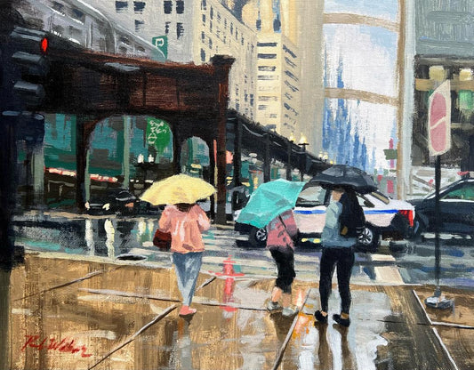 RL Weber – A Rainy Day on Wabash