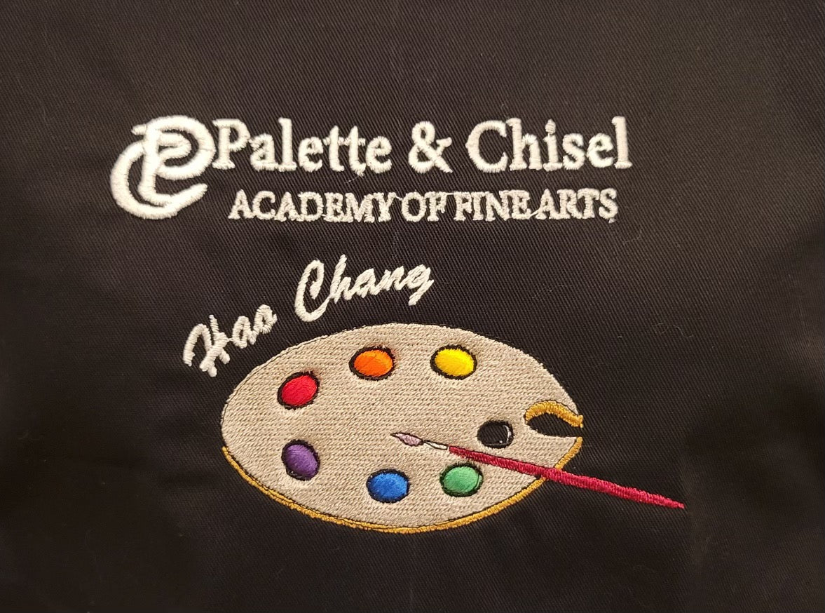 Palette & Chisel Embroidered Apron